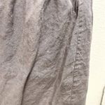 COSTUME NATIONAL 100% Linen Wrap Tie Skirt Minimalist Classic size Medium Gray Photo 5