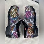 Sanita Shoes Womens Danish Clogs Rainbow Raffia Nurse Slip On Sz 38 7.5 Or 8 EUC Purple Photo 5