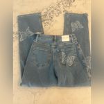 Hollister New Ultra High Rise Dad Jeans Butterfly Print Stretch 25x29 $64.95 Photo 1