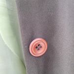 Mixit Longline Jacket Womens 12 Tall Green Stretch Notch Lapel Back Slit Career Photo 13