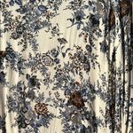 American Eagle  Size S Women’s Tunic Dress Floral Cold Shoulder Long Sleeve Boho Photo 2