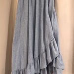 Source Unknown Women’s Long Denim Ruffle Skirt Photo 0