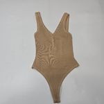 Tularosa  Green Hillary Bodysuit in Beige XS Photo 2