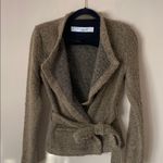 IRO  Iquitos light brown belted sweater jacket small Photo 1