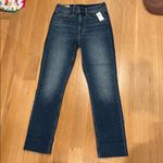 Gap  Jeans High Rise Cigarette Dark Wash NWT Size 26 Petite Photo 1
