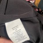 Black Halo Black Floral Velvet Knee Length Sheath Dress Size 0 Photo 7