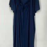Shadow vintage Elegant Blue Maxi night dress Size 3X Photo 1