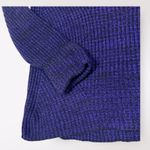 Style & Co Purple Blue Sweater Small Women's Long Sleeve Holiday Soft Cuffed Photo 1