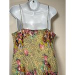 Mlle Gabrielle  Dress Floral Flowy Cowl Neck Asymmetrical Lagenlook Boho Size 12P Photo 5