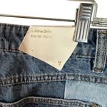NWT Abrand Aline Patchwork Blue Denim Skirt Size 32 Photo 6
