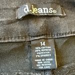 D. Jeans black skinny women's jeans size 14 stretch pants Photo 4