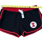 Her Universe BLACK WIDOW  MARVEL Fleece Activewear Running Shorts Black Red M Photo 2