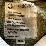 For Days Sweatshirt For Better Days Double Collar Embroidered Pullover Green XS Photo 3