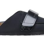 Birkenstock Sandals Kyoto Size 37 N Black Nubuck Leather NEW w Box Adjustable Photo 4