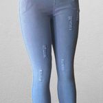 Distressed Leggings jeggings jean style Blue Size L Photo 0