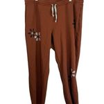 Madewell MWL Floral Easygoing Sweatpants in Afterglow Red Size XL Photo 5