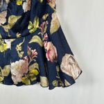 Alice + Olivia Floral Print Silk Blend Ruffle Peplum Top Womens Size 0 Photo 9