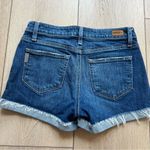 Paige  Denim Jimmy Jimmy Jean Shorts Size 26 Mid Rise Distressed Cuffed Short Photo 8