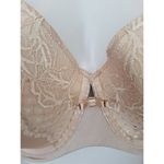 Curvy Couture by Soma Women's Size 40DDD Luxe Lace Underwire Bra Neutral Pink Tan Photo 2