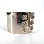 Victoria's Secret  Scandalous Hinged Gold Tone Rhinestone‎ Cuff Bangle Bracelet Photo 2