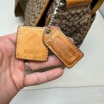 Coach  Signature‎ Canvas Leather Diaper Messenger Bag Brown F77004 Photo 10