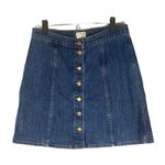 J.Crew Blue Denim Jean Button Front Cotton Blend Skirt Women Sz 31 Photo 0