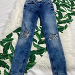 Free People Knee Cut Out Skinny Jeans A032 Photo 0