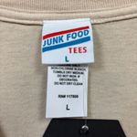 Busch Light beige T-shirt Size Large Photo 3