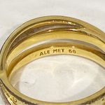 Pandora  Crossover Pavé Triple Band Ring
14k gold plating Size 9 Photo 2