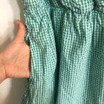 Draper James  puff sleeve Surplice green gingham dress prairie women medium Photo 6