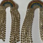 Nasty Gal Rainbow Rhinestone Waterfall Earrings Photo 6