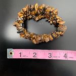 NWOT Natural Healing Gemstones Yellow Tiger Eye Color Bracelet, 3 Strands, 4” Diameter Photo 2