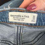 Abercrombie & Fitch Abercrombie The Ankle Straight Ultra High-Rise Jeans Photo 1