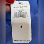 Banana Republic  Halter Bi Stretch Racer Neck Sheath Dress Blue size 8 NEW $138 Photo 9