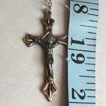 Blue Plastic Bead Rosary Miraculous Medal Crucifix Zip Up Rosary Pouch Catholic Photo 1