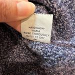 Judith Glue Pure New Wool Cardigan Sweater Blue Marled Grannycore Cozy Scotland Size XL Photo 9