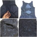 Speechless Party dress cut out sleeveless flare tulle sequins size Junior 5 Blue Photo 5