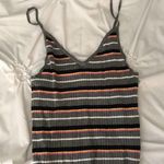 Kendall + Kylie Striped Tank Top Photo 0