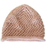 Fashionable Light Pink Knit Yarn Handmade Beanie Warm One Size #2345 Photo 0