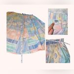 Vintage Alfred Dunner Midi Skirt Pleated Pastel with Pockets Women’s Size 16 Pink Photo 2