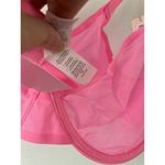 Aerie NWT  Smoothez Hot Pink Microfiber Mesh Unlined Underwire Balconette Bra 32B Photo 6