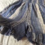 Angie Blue & White S Romper Jumpsuit Photo 4