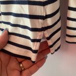 Boden White Black Green Pink Striped Long Sleeve Shirt Multicolor Women size 10 Photo 6