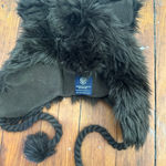 AMERICAN EAGLE Brown Faux Fur Ear Tie Neck Faux Fur Trapper Hat One Size Photo 0