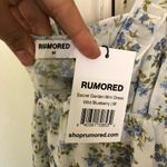 NWT Rumored Secret Garden Floral Boho Ruffle Tiered Babydoll Mini Dress Size M Blue Size M Photo 6