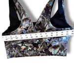 RBX Active Longline Sports Bra Size M Blue/Green Spatter Dye Pattern Gym Running Blue Size M Photo 3