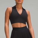 Lululemon  Collared Tennis Longline Bra *Medium Support, B/C Cup Black Size 14 Photo 0