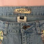 Apollo Jeans Light Blue Embroidered Flare Jeans Size undefined Photo 2