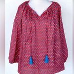 J.Crew Cotton Raglan Popover Blouse Size S peasant blouse Photo 0