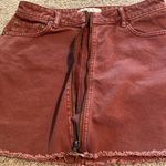 We The Free  Brown Denim Skirt Photo 4